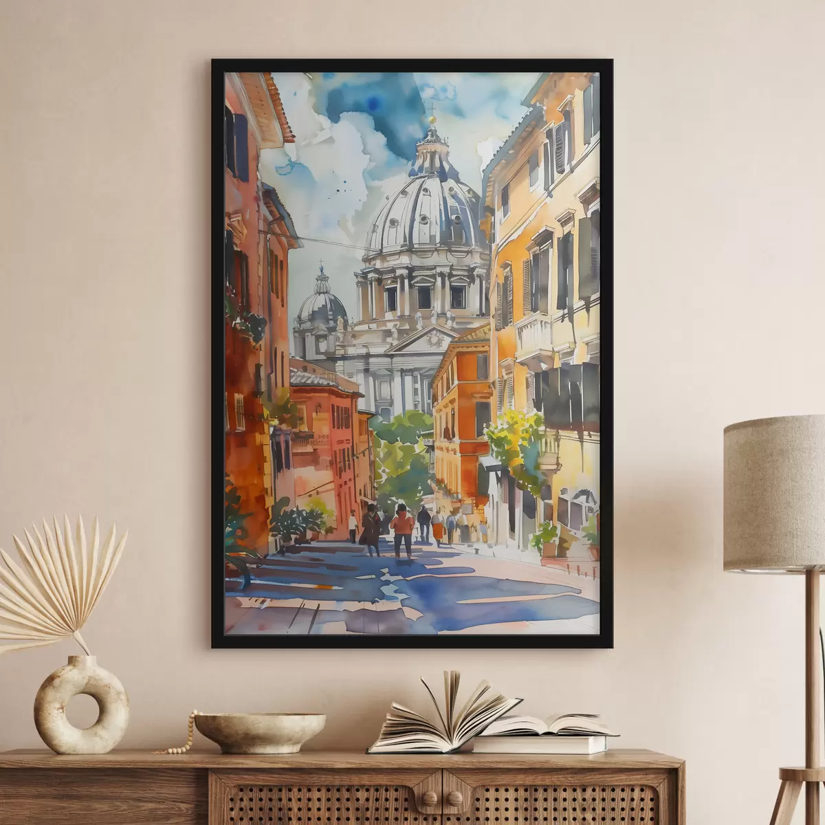 Poster Passeggiata romana f38320