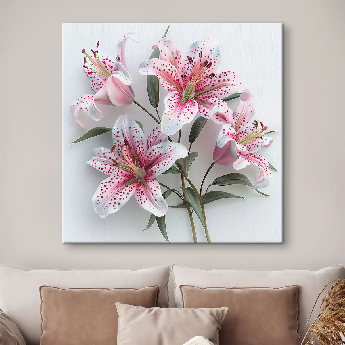 carta da parati Bouquet di gigli delicati nr. s38247