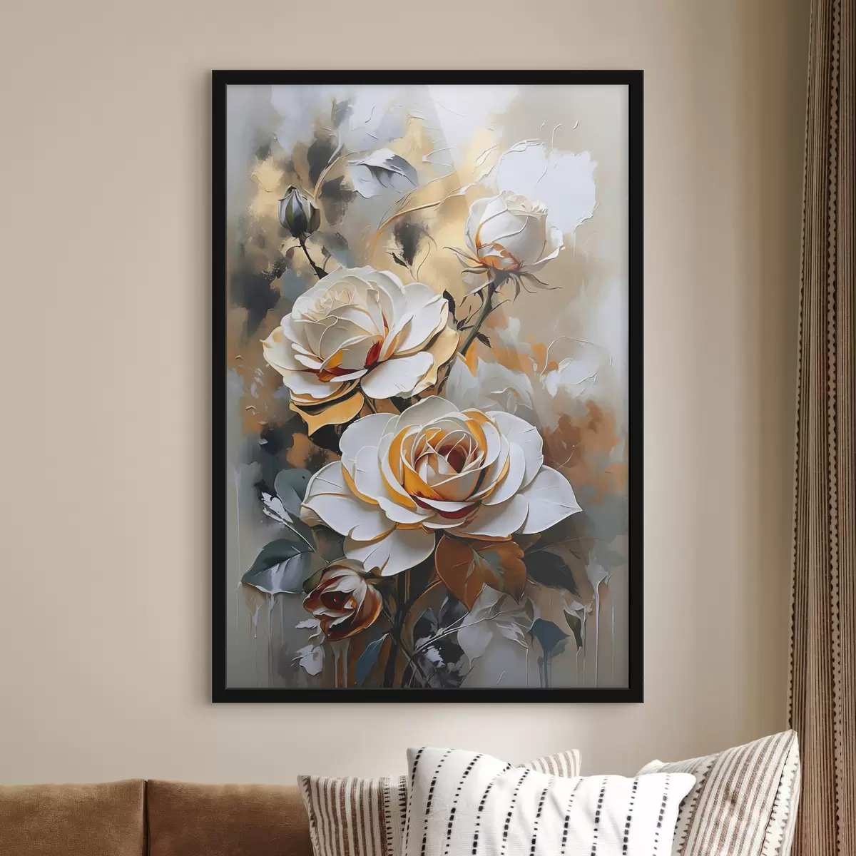 Poster Rose astratte f38354