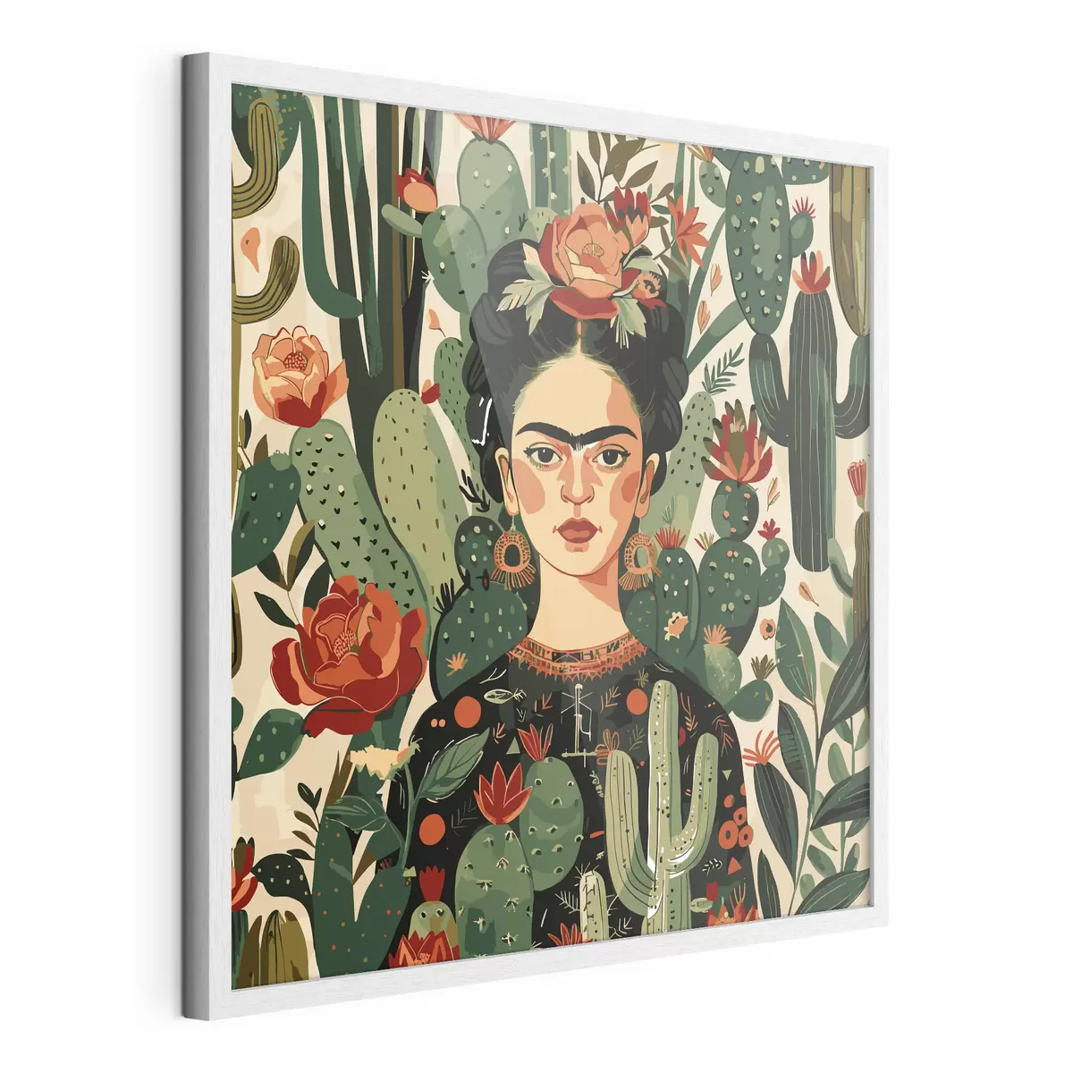 Poster Frida tra i cactus f38415