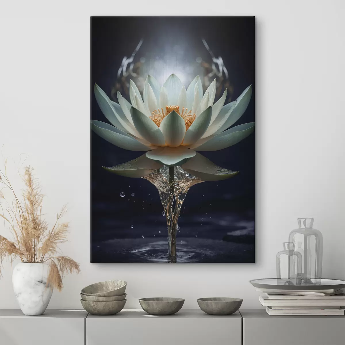 carta da parati Giglio in crescita nr. s38435