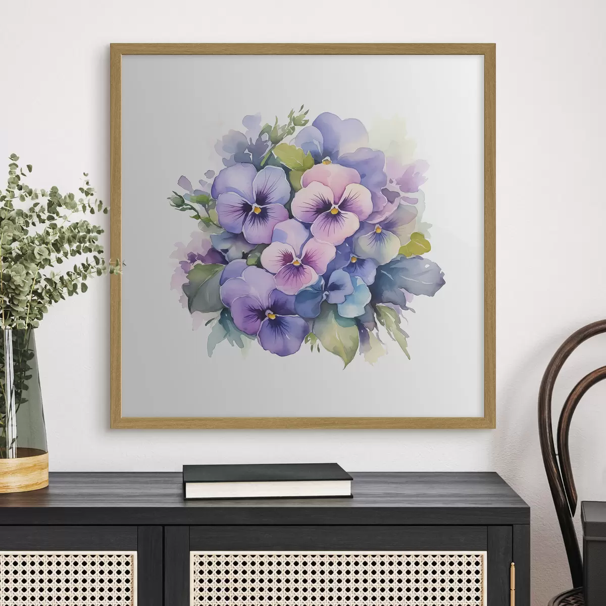 Poster Saluto viola f38486