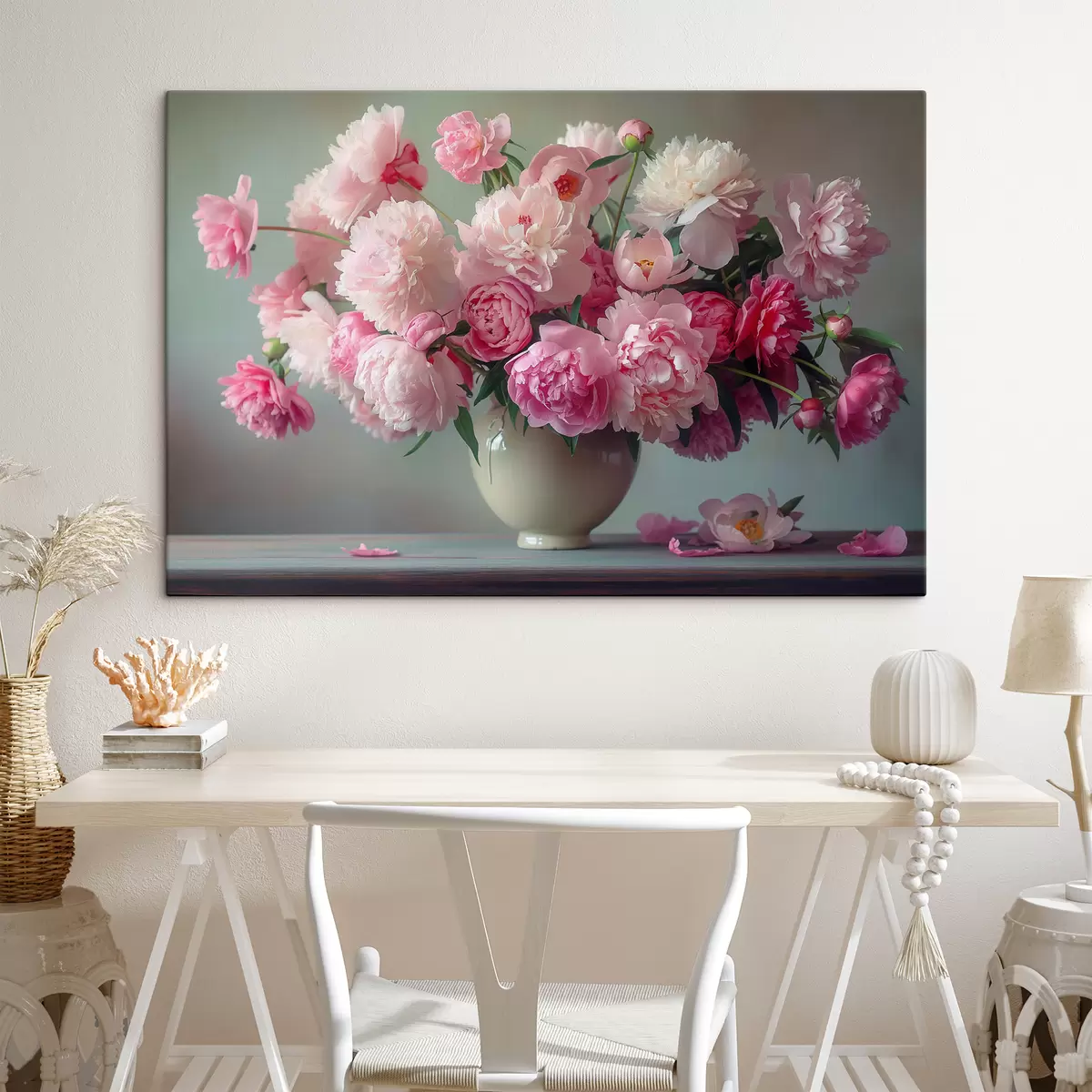 carta da parati Delicato bouquet di peonie nr. s38458