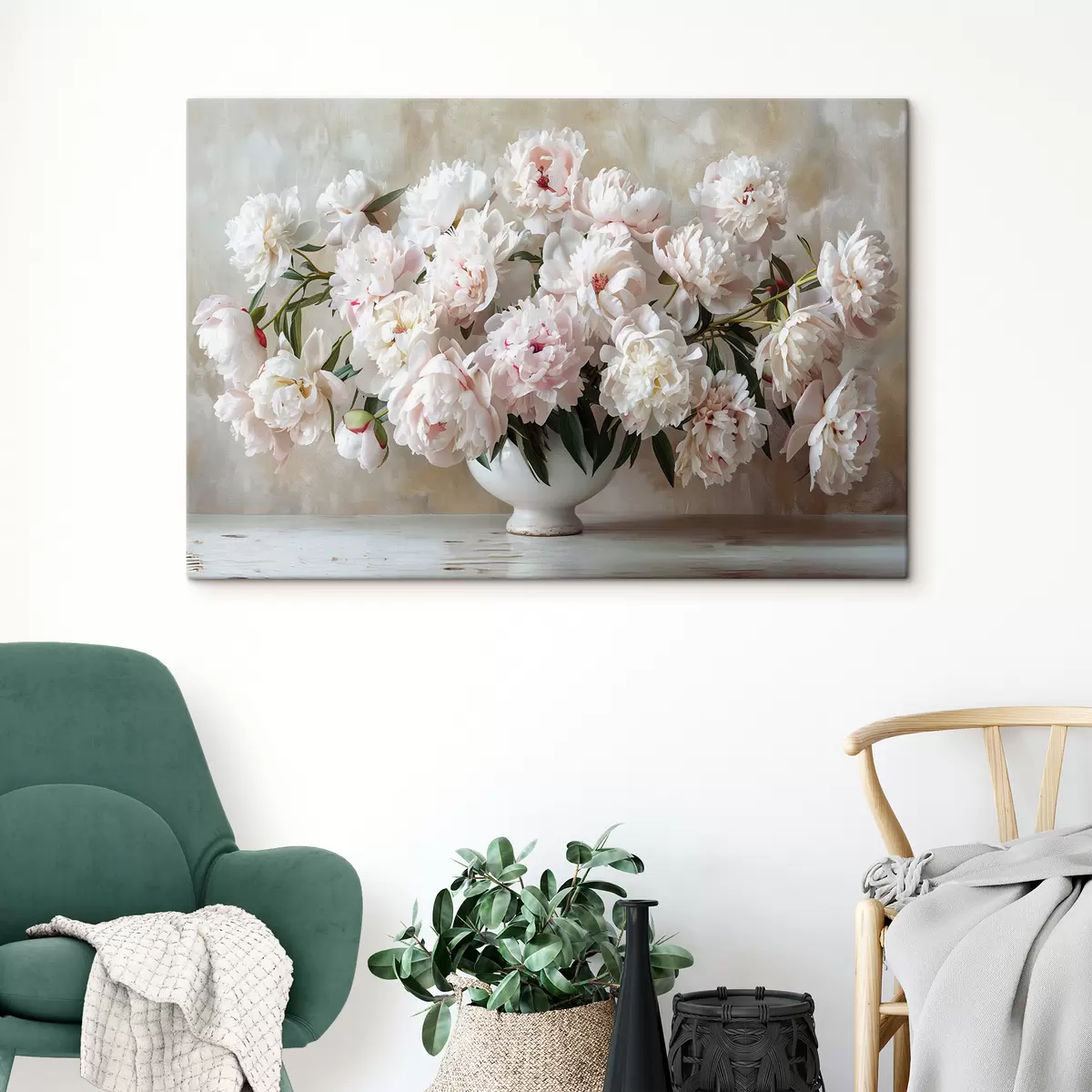 carta da parati Peonie leggere in un vaso nr. s38461