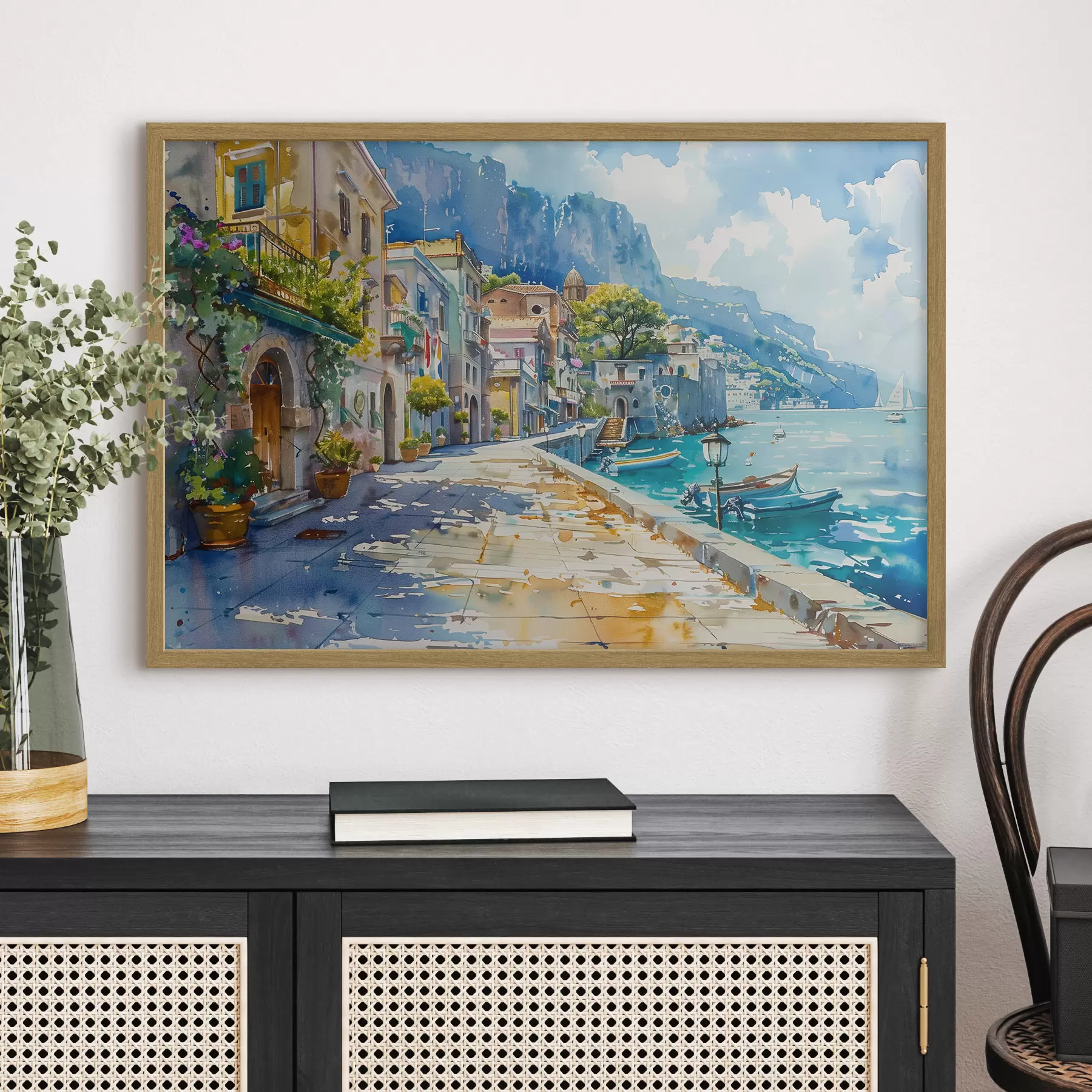 carta da parati Argine in riva al mare nr. f38449