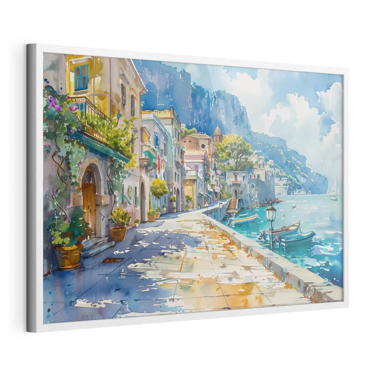 Poster Argine in riva al mare f38449