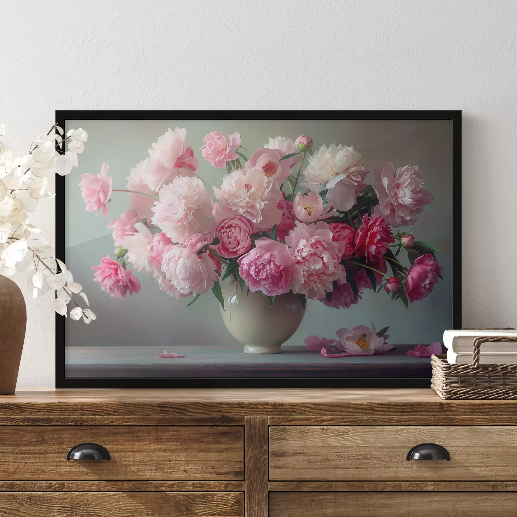 carta da parati Delicato bouquet di peonie nr. f38458