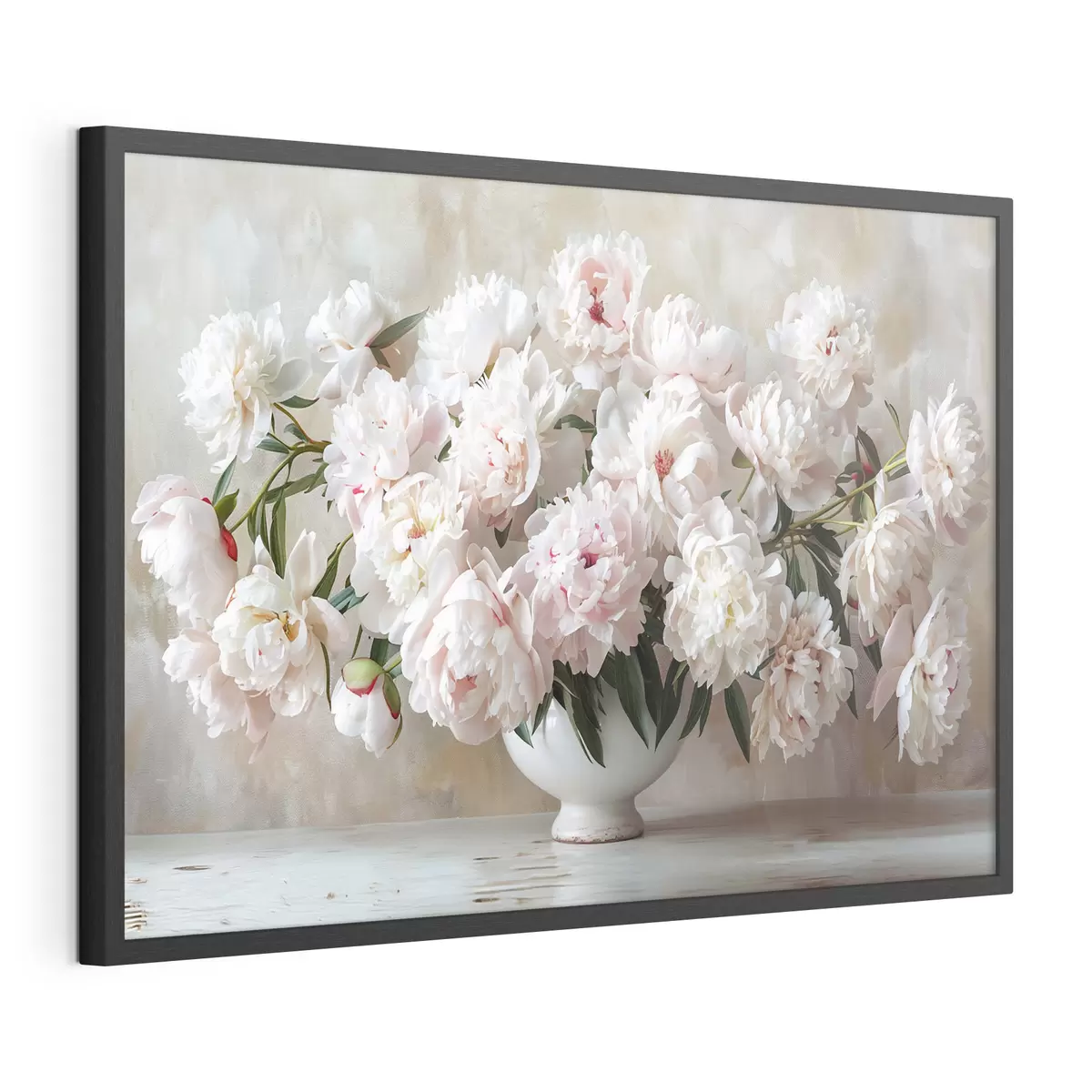 Poster Peonie leggere in un vaso f38461