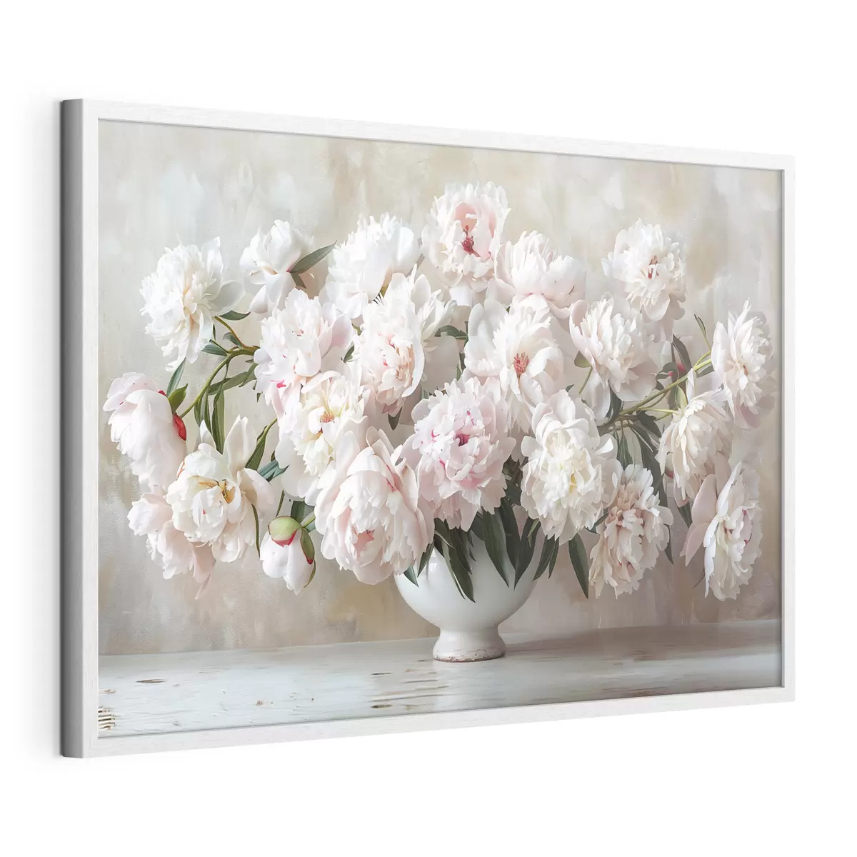 Poster Peonie leggere in un vaso f38461