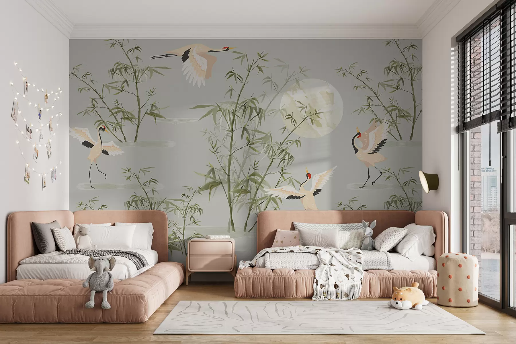 carta da parati  Stile giapponese con bambù nr. w00520