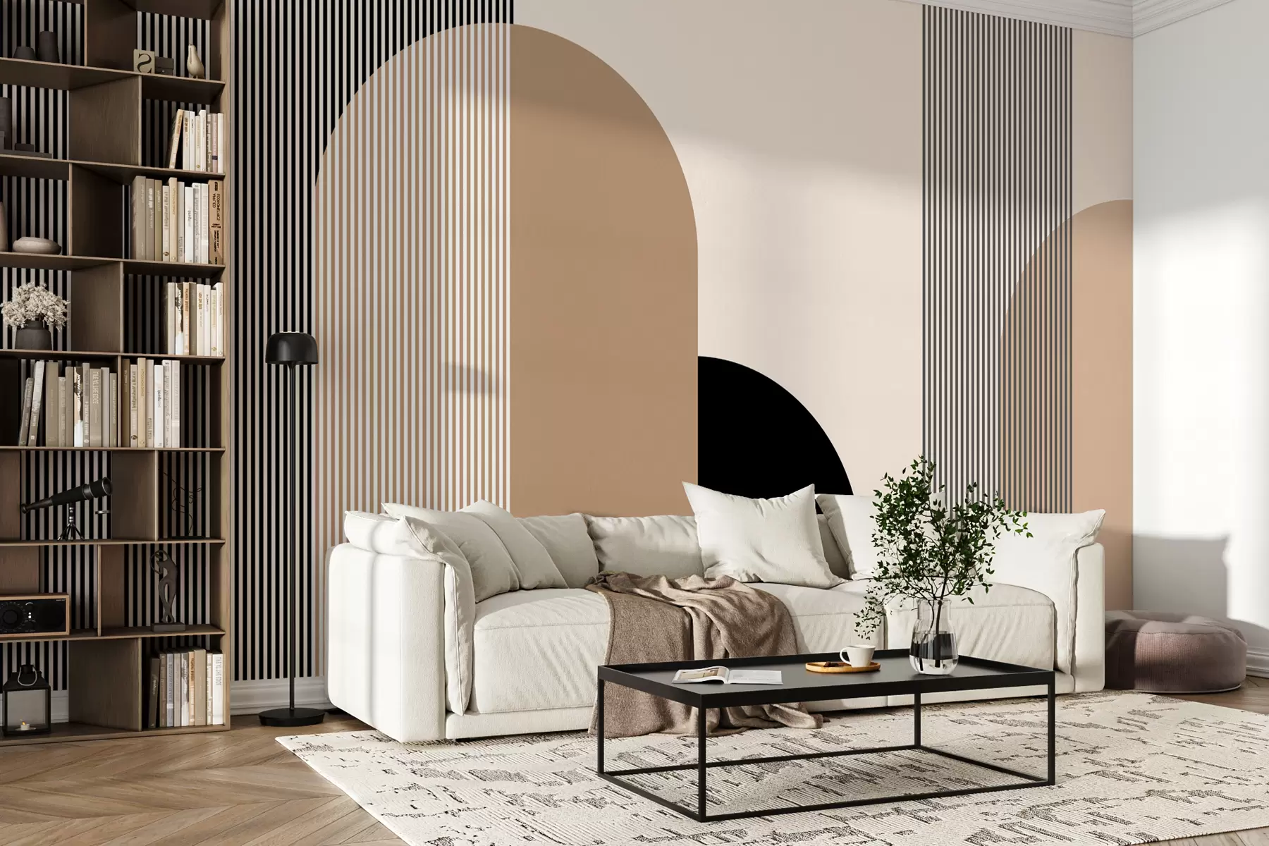 carta da parati Astrazione con linee nr. w00631