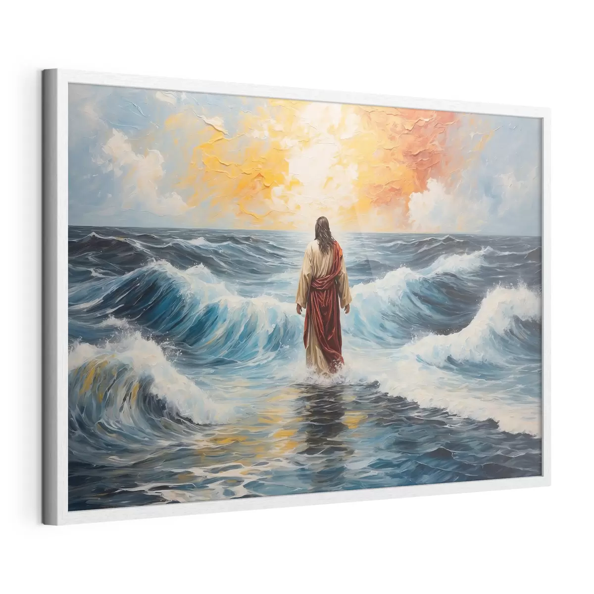 Poster Cristo sopra le onde f38613