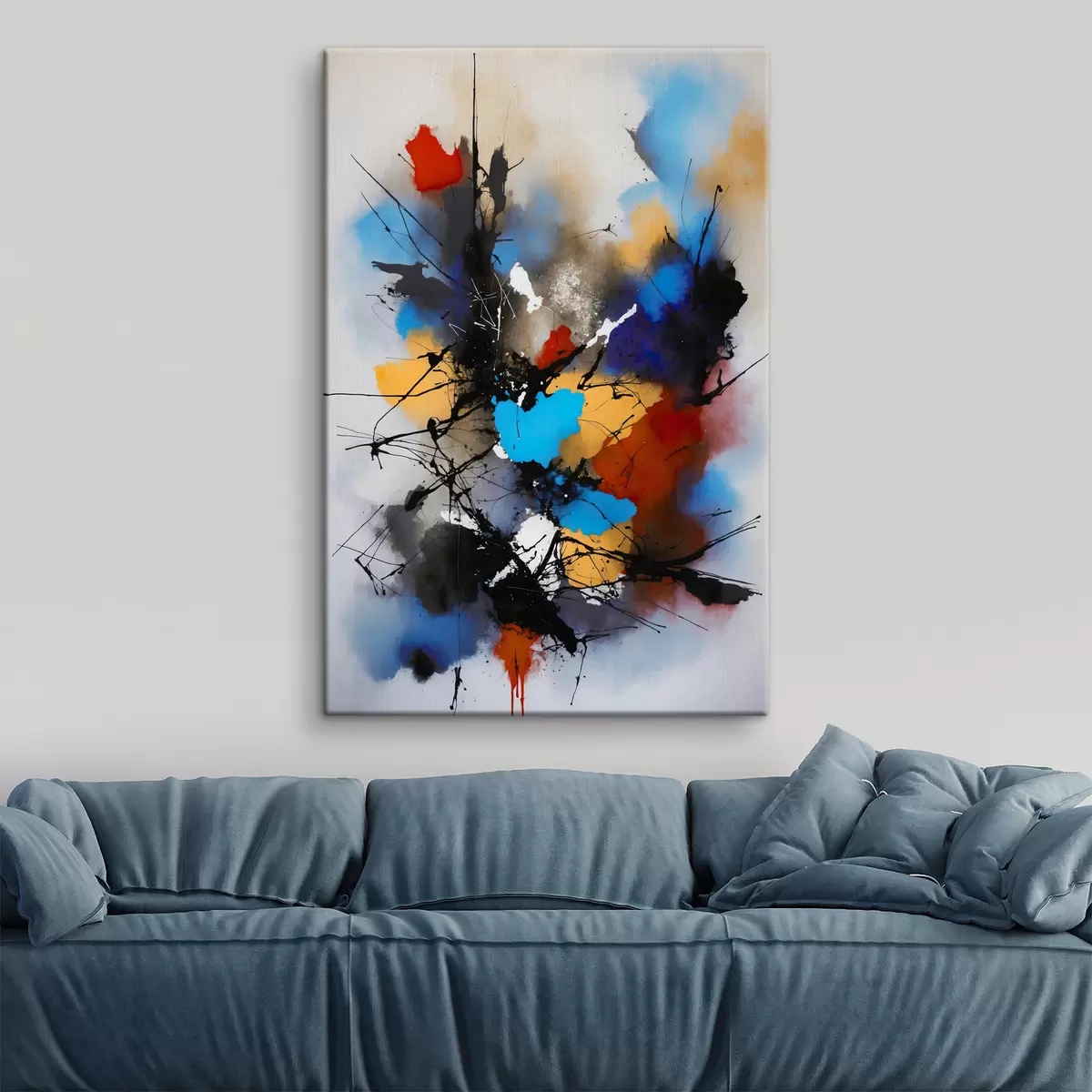 carta da parati Astrazione, spruzzi di vernice nr. s38718