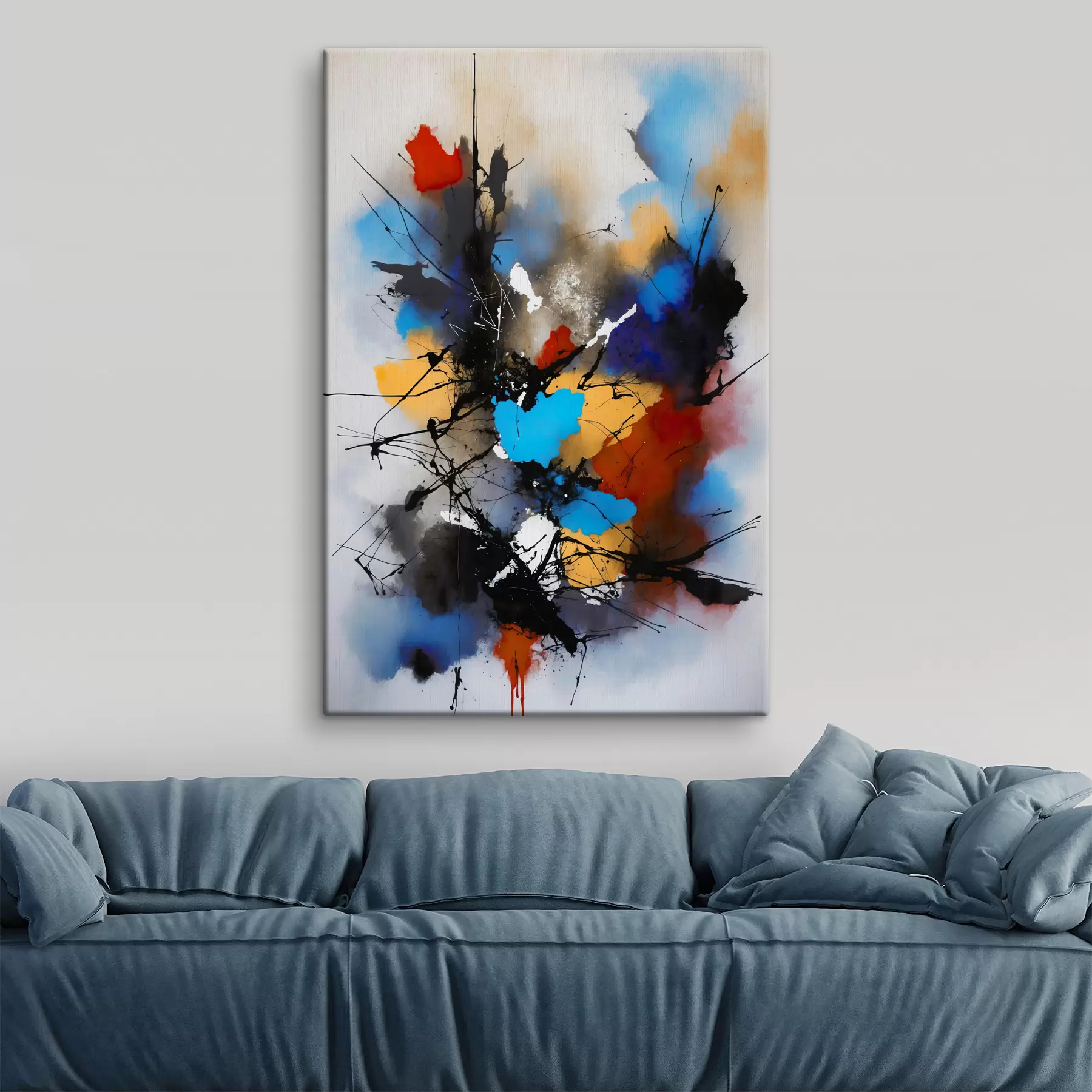 carta da parati Astrazione, spruzzi di vernice nr. s38718