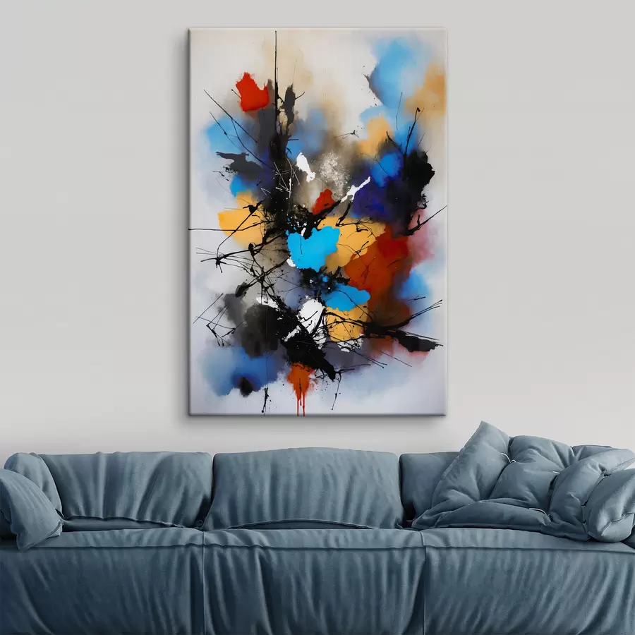 carta da parati Astrazione, spruzzi di vernice nr. s38718