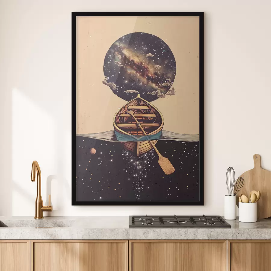 carta da parati Barca in stile spaziale nr. f38635