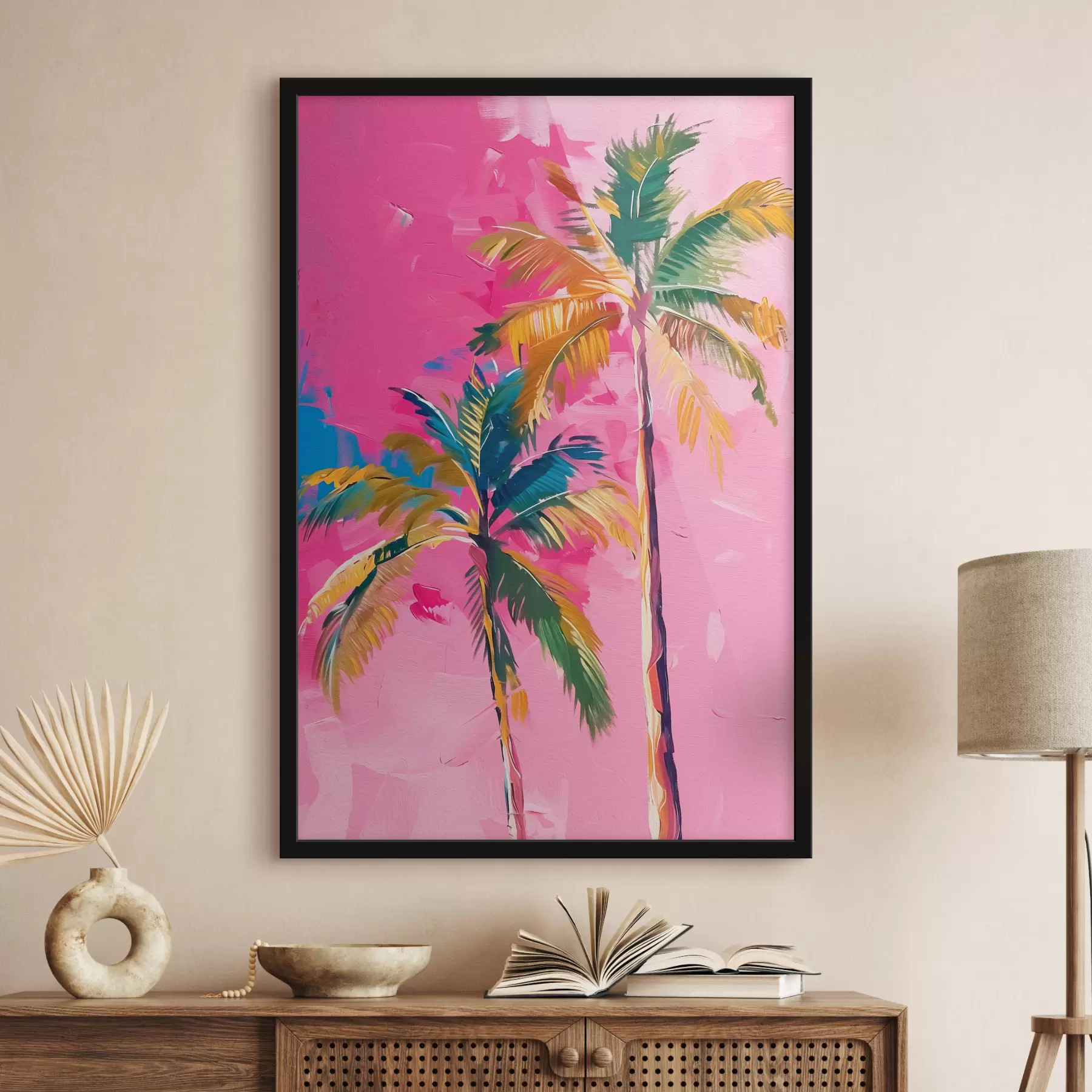 carta da parati Palme colorate nr. f38781