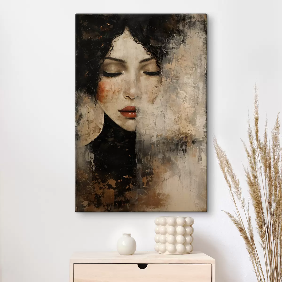 carta da parati Ragazza con i capelli scuri nr. s38789