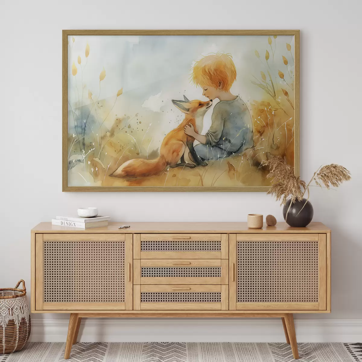 Poster Il piccolo principe e la volpe f38790