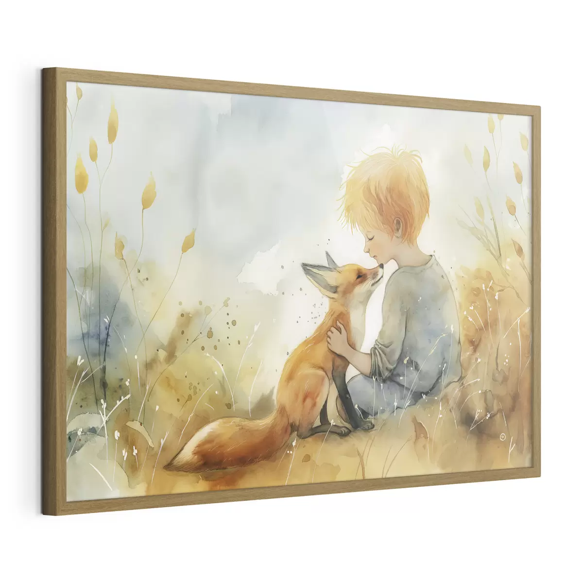 Poster Il piccolo principe e la volpe f38790