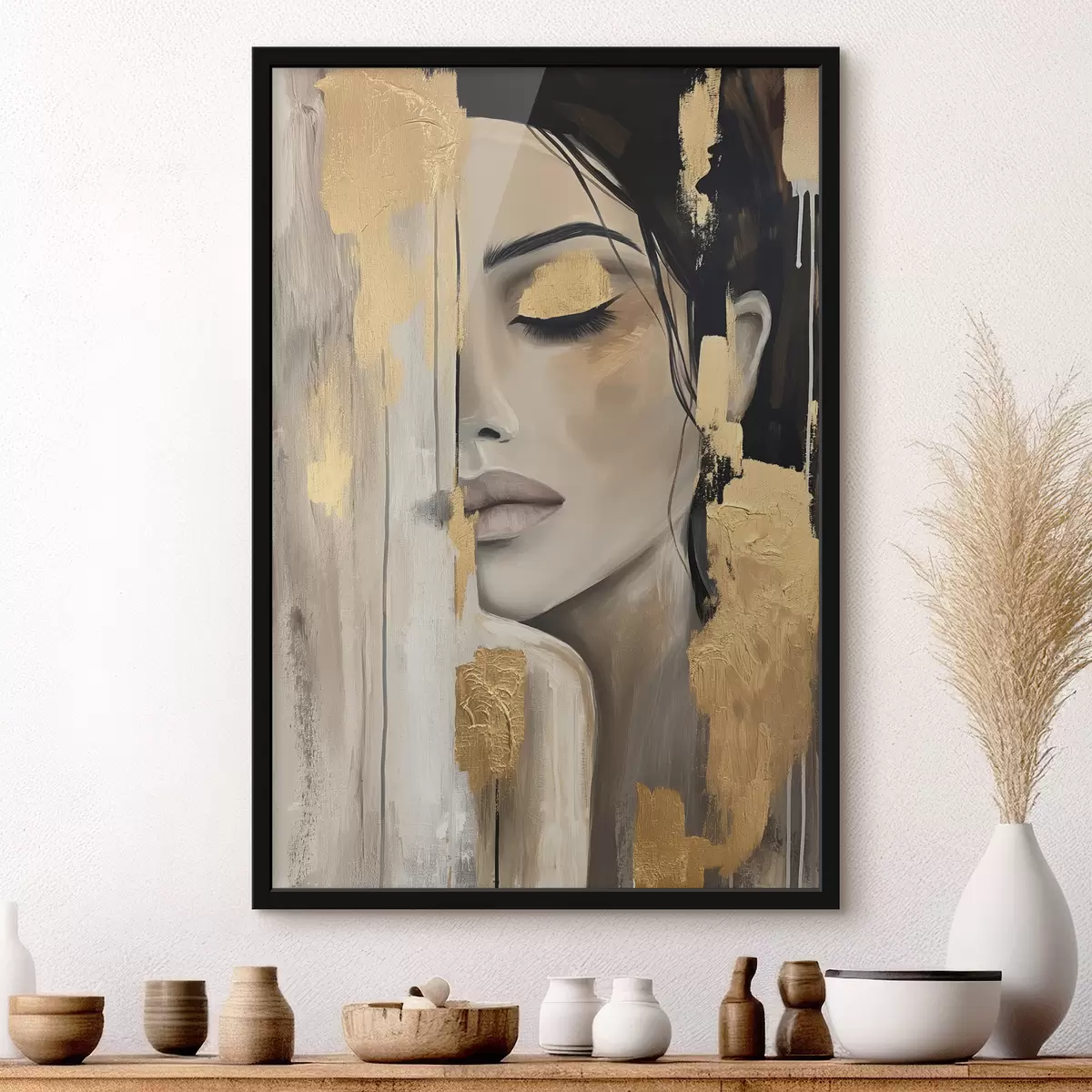 Poster La ragazza vestita di vernice f38793