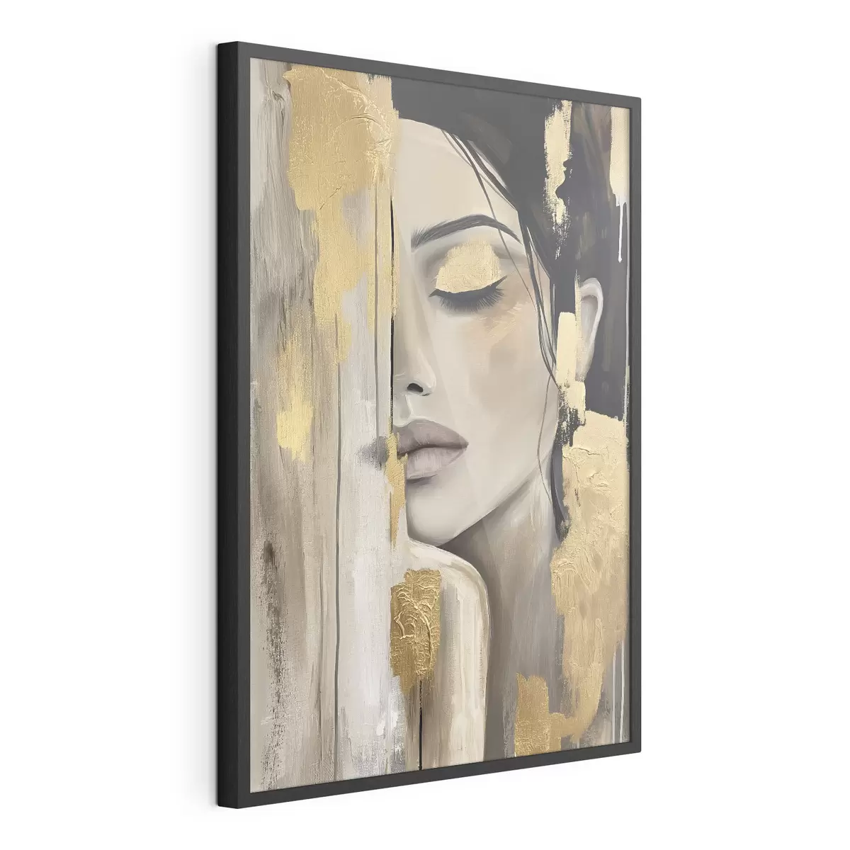Poster Ritratto in ocra f38793