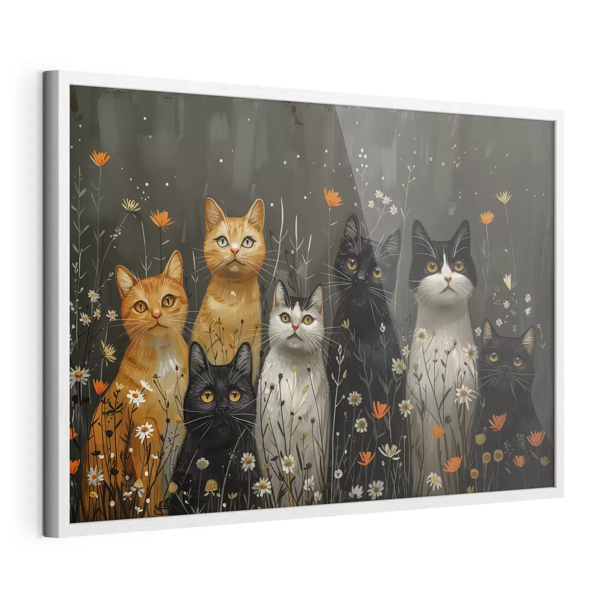 Poster Gatti tra i fiori f38798