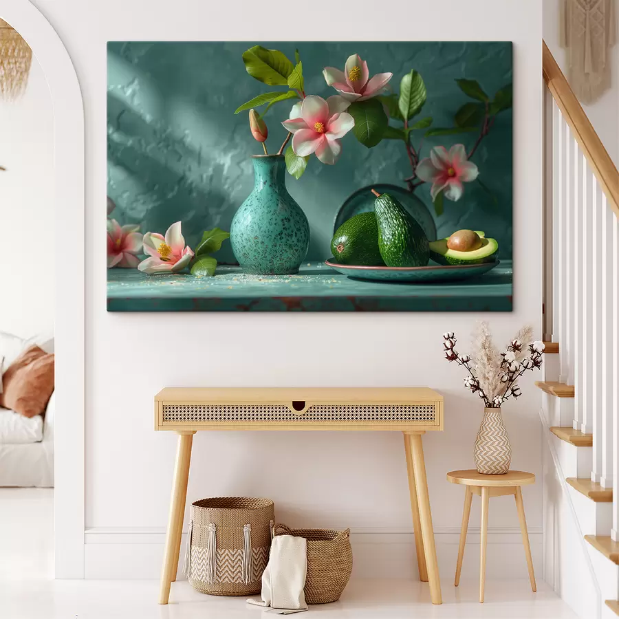 carta da parati Composizione di avocado e giglio nr. s38687