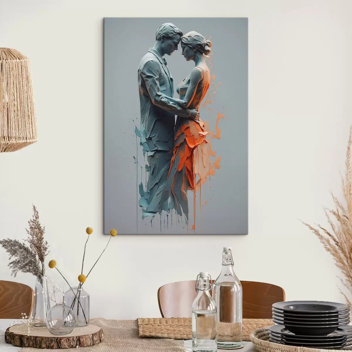 carta da parati Coppia astratta nella danza nr. s38851