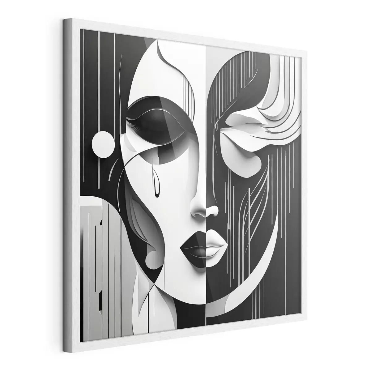 Poster Maschera in bianco e nero f38850