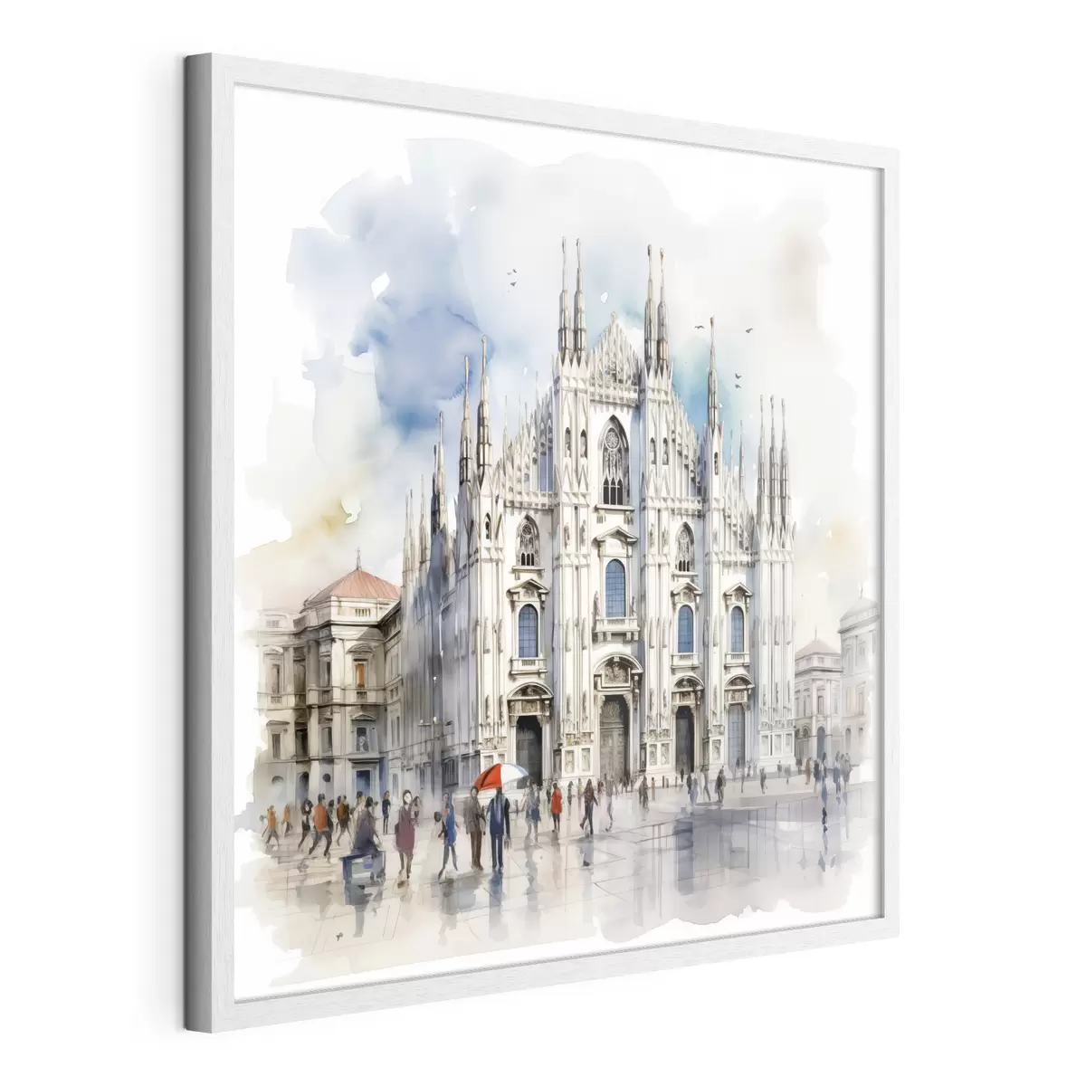 Poster Pioggia su Milano f38938
