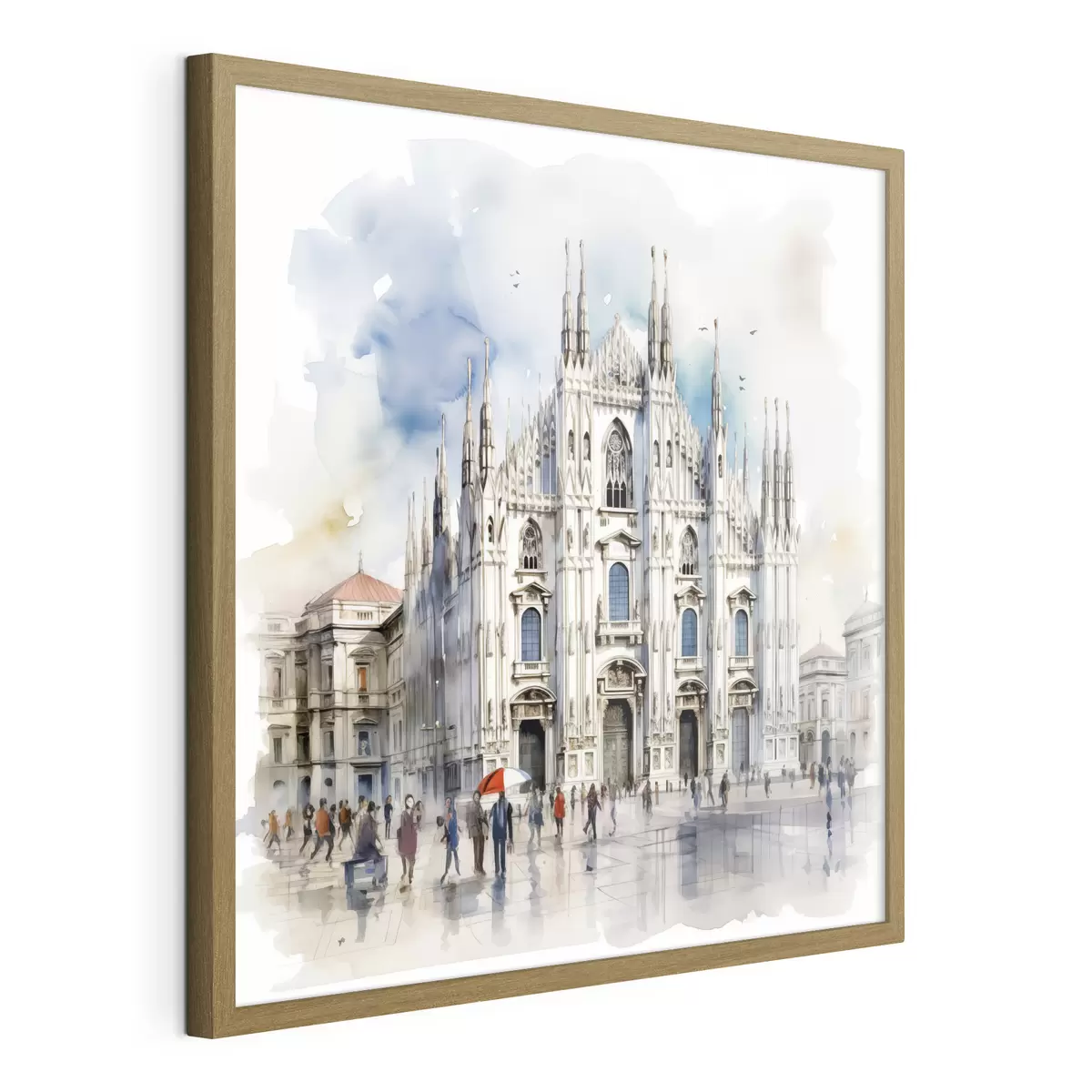 Poster Pioggia su Milano f38938