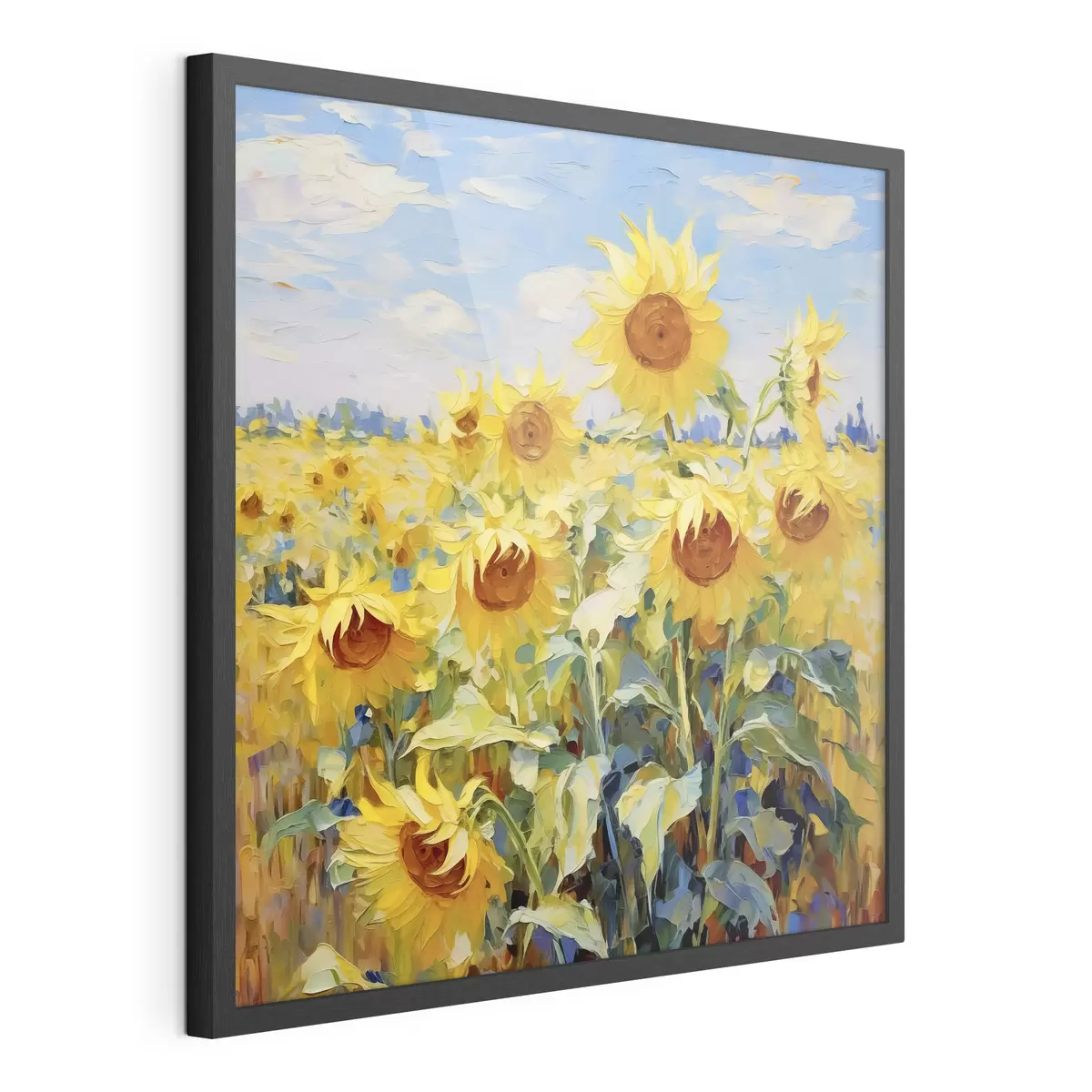 Poster Il sole cresce nel campo f38953