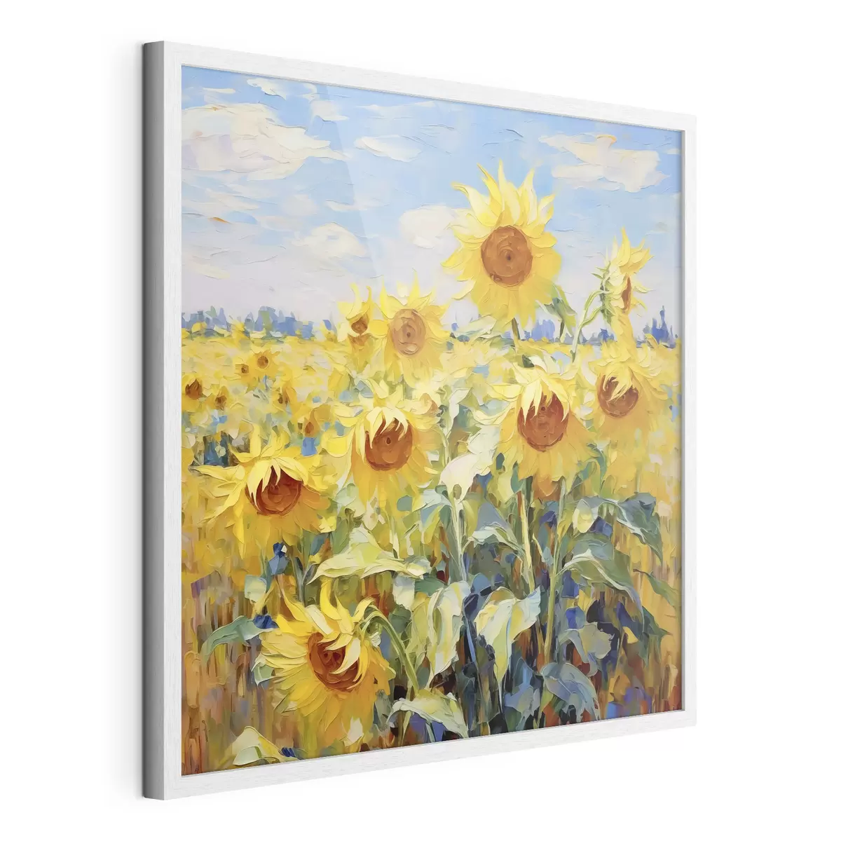 Poster Il sole cresce nel campo f38953