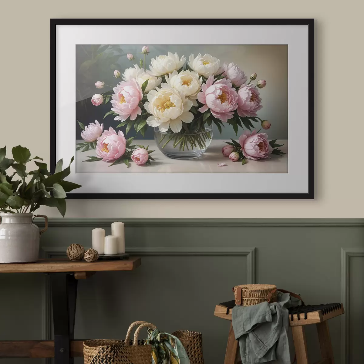Poster Peonie e armonia f38967