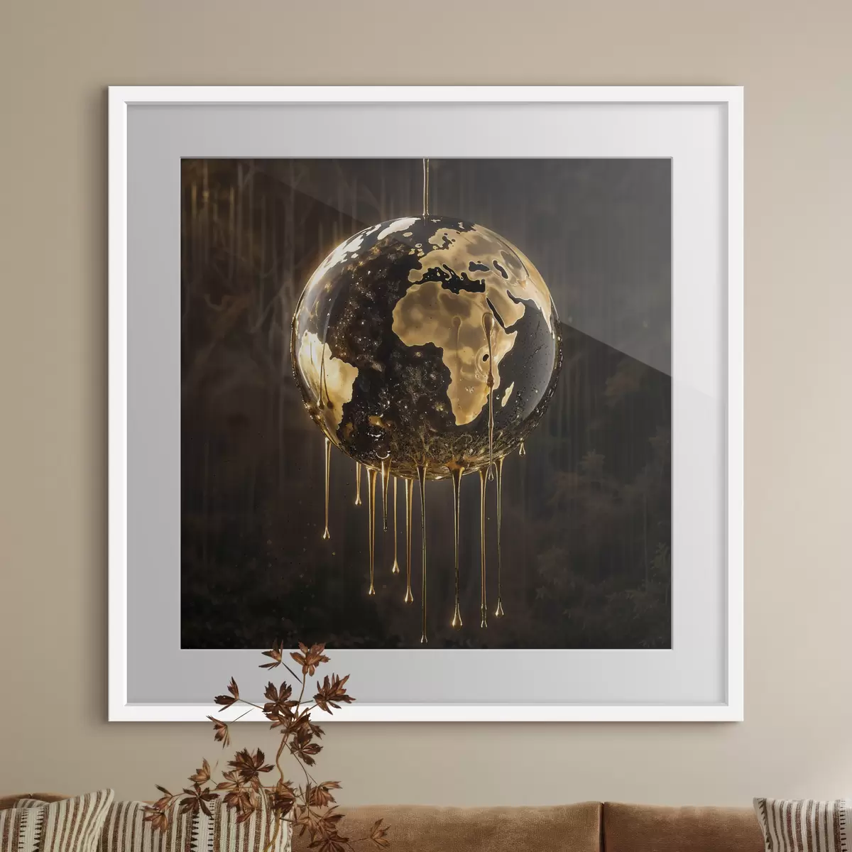 Poster Mondo e bagliore f38983