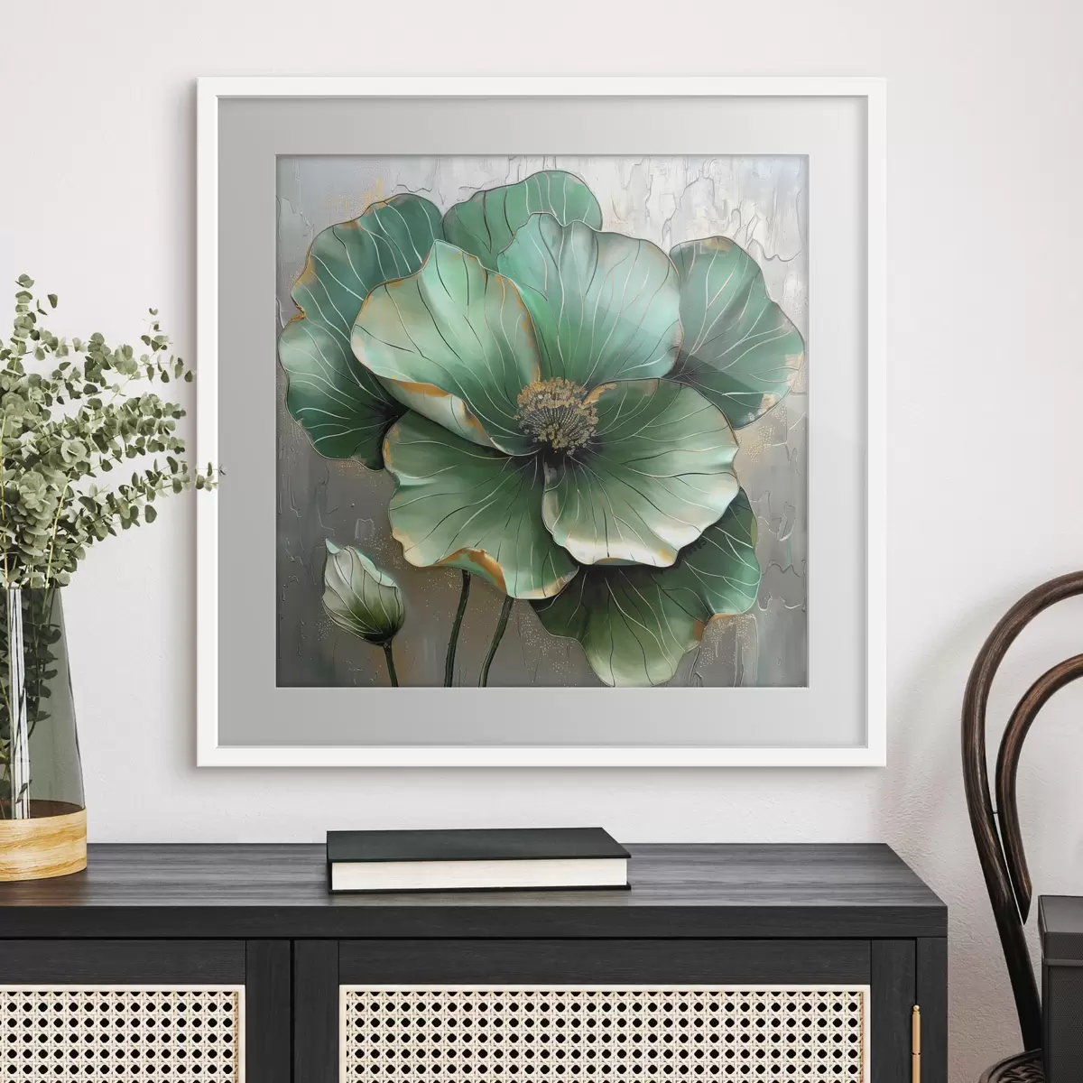 Poster Grande fiore astratto f39013