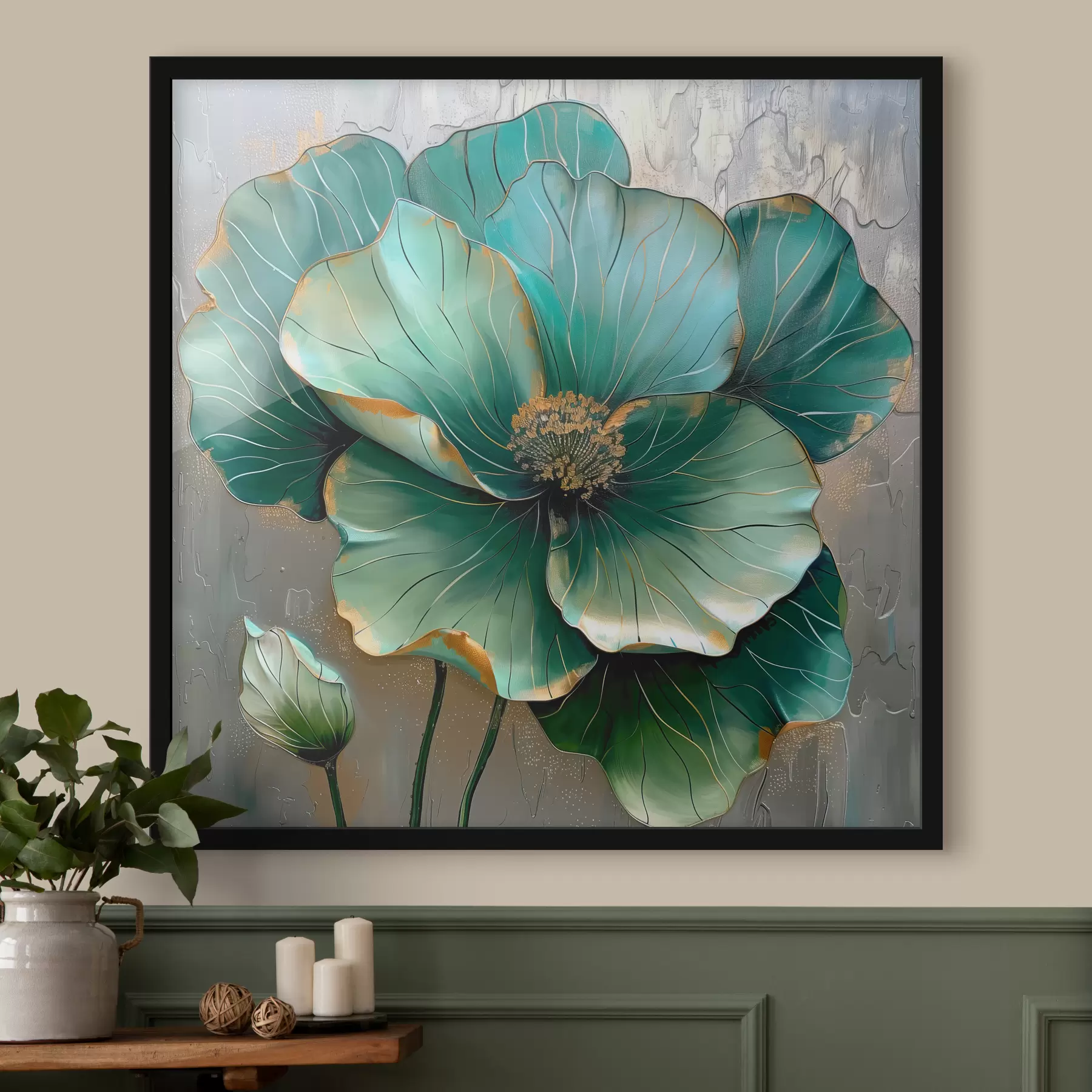 carta da parati Grande fiore astratto nr. f39013