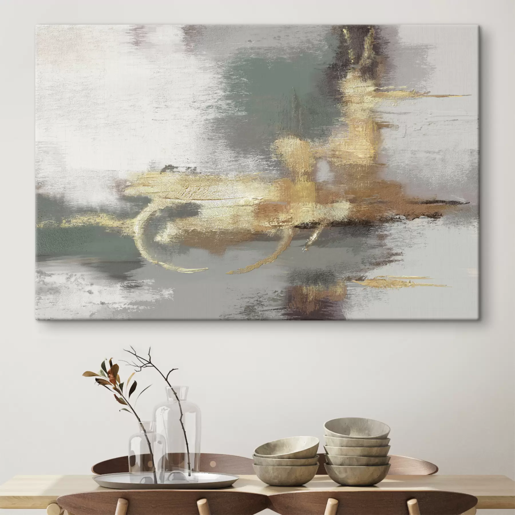 carta da parati Astrazione grigia strutturata con un accento luminoso nr. s39106