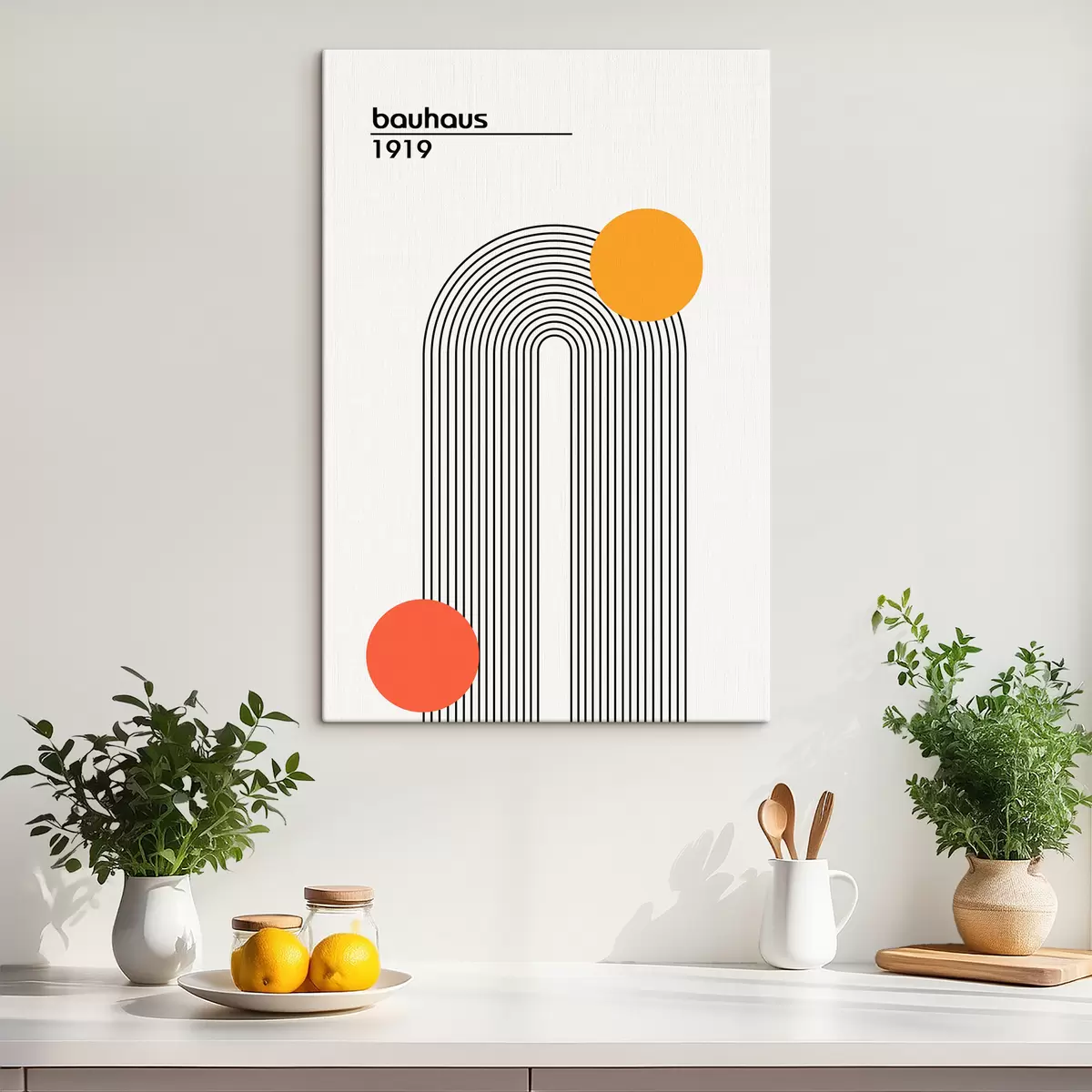 carta da parati Astrazione geometrica Bauhaus nr. s39260