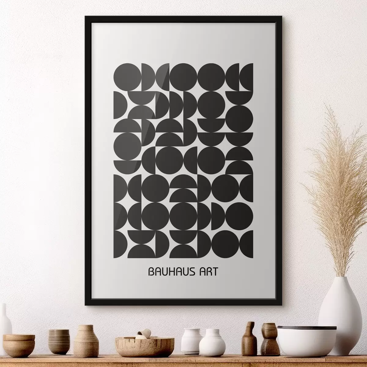 Poster Astrazione geometrica Bauhaus f39267