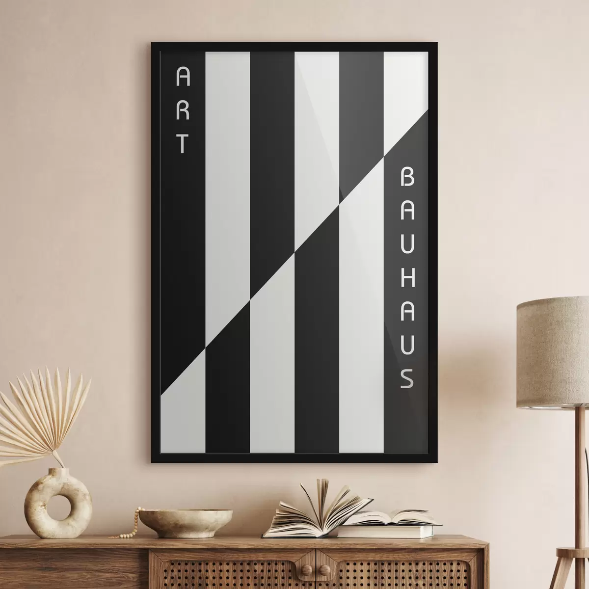 Poster Astrazione geometrica Bauhaus f39269