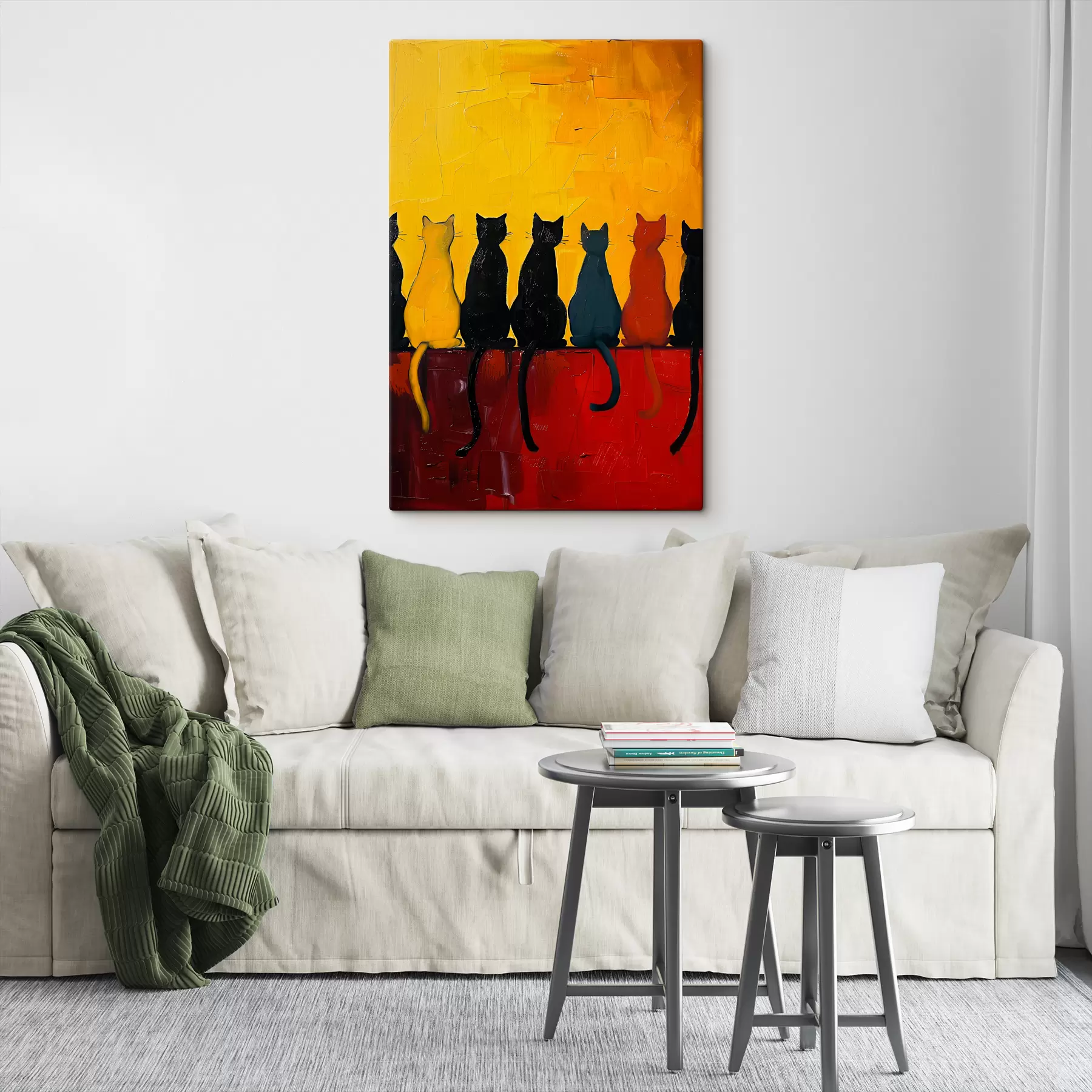 carta da parati Gatti a colori nr. s39309