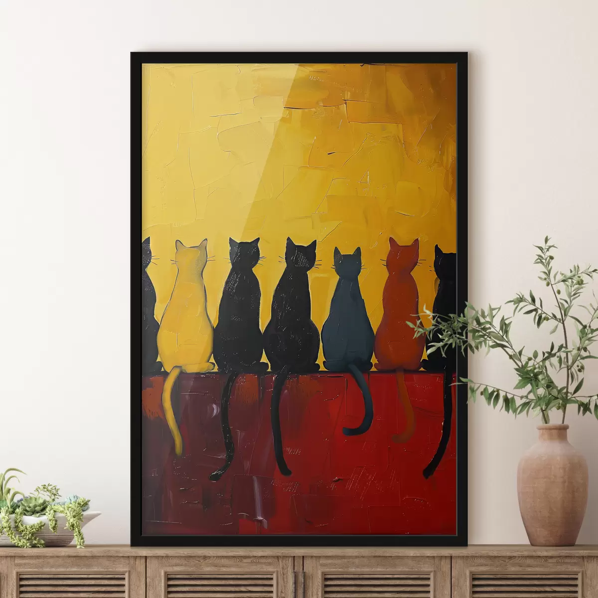 Poster Gatti a colori f39309