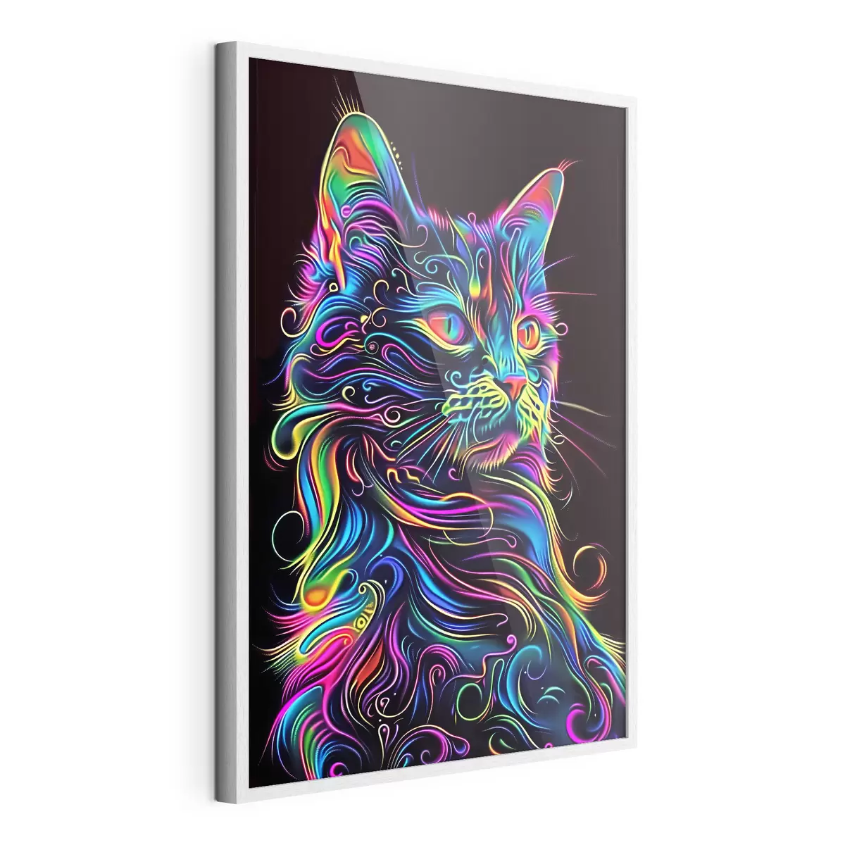 Poster Gatto multicolore f39311