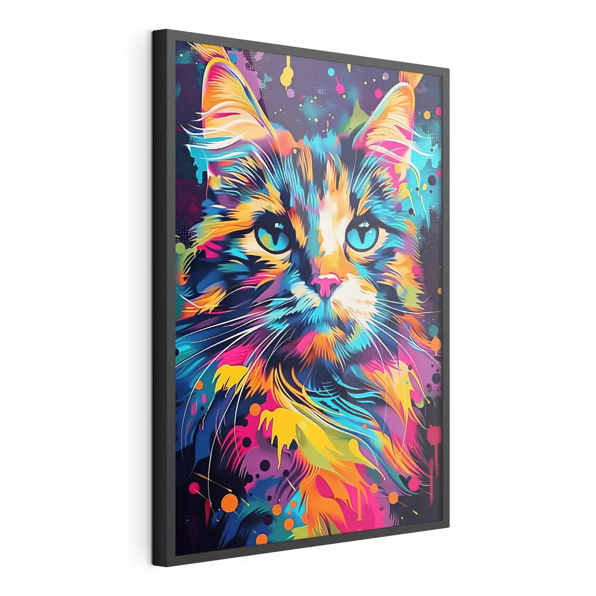 Poster Gatto a colori f39314
