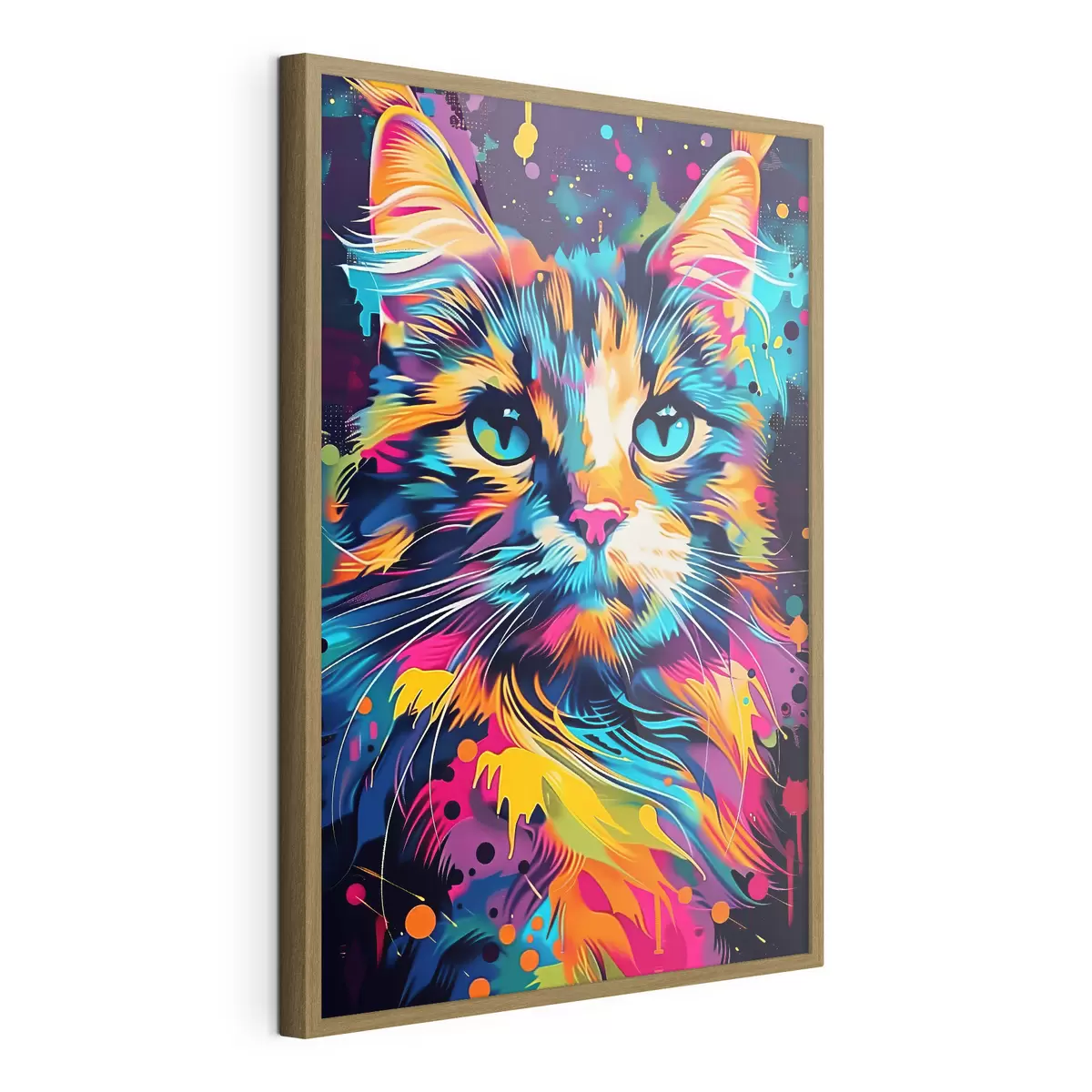 Poster Gatto a colori f39314
