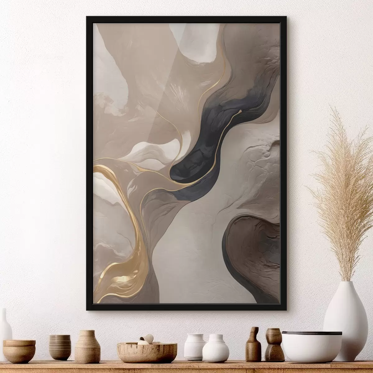 Poster Astrazione con imitazione della trama f39093