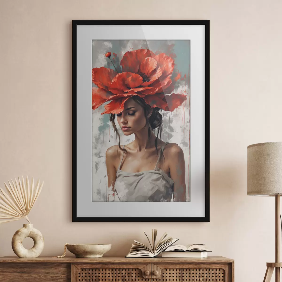 Poster Copricapo di papaveri f39171