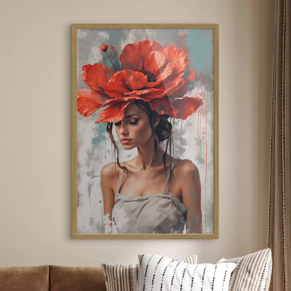 Poster Copricapo di papaveri f39171